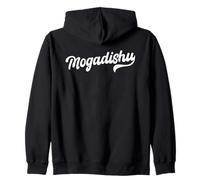 Script Mogadiscio Vintage Somalia City Pride Design Felpa con Cappuccio