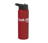 Script retrò di Castle Hill Ave Bronx New York NYC Stainless Steel Insulated Water Bottle