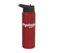 Script retrò di Kingsbridge Quartiere Bronx NY New York Stainless Steel Insulated Water Bottle