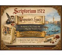 Scriptorium 1572: Vespasian's Legacy - The Rebirth of a Five-Century-Old Calligraphy Treasure: 101 Restored Plates, 38 Antique Style and Applied ... edition for all art craft projects