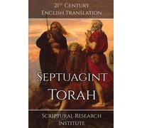 Scriptural Research Institute Septuagint - Torah (Tascabile)