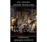 Scriptural Research Institute Ugaritic Texts (Tascabile)