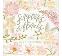 Scriptures and Florals 2027 Wall Calendar