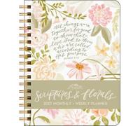 Scriptures and Florals 2027 Weekly/Monthly Planner Calendar