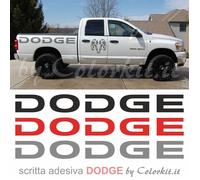 Scritta adesiva DODGE cm.118x14 - by Colorkit Cod.001195