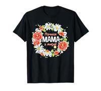 Scritta Beste Mama der Welt sulla Russia per la Festa Maglietta