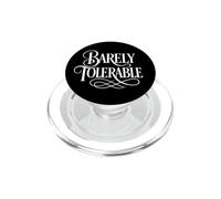 Scritta bianca decorata a malapena tollerabile Jane Austen PopSockets PopGrip per MagSafe