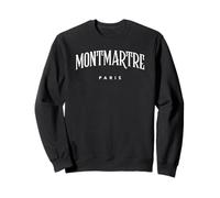 Scritta Classica Montmartre Paris Felpa