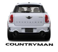 Scritta COUNTRYMAN fregio logo mini Cooper ONE JOHN WORKS Posteriore NERA
