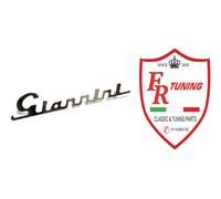 SCRITTA CROMATA GIANNI PER COFANO MOTORE 17,3 X 3,3 CM FIAT 500