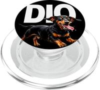 SCRITTA DA DIO CON FOTO CANE BASSOTTO DIVERTENTE PopSockets PopGrip per MagSafe