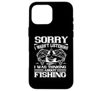 Scritta divertente pescatore, scritta Fischer Gr.: S-XXXL Custodia per iPhone 16 Pro Max