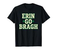 Scritta Erin Go Bragh Bold Irish Pride Serif impilata Maglietta