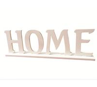 Scritta HOME in legno per il fai da te 1 PZ