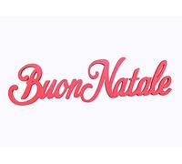 Scritta in legno buon natale