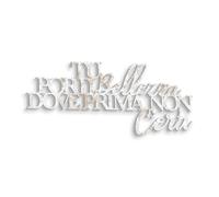 Scritta in legno da appendere Tu Porti Bellezza - Decorazione da appendere alla parete per cucina, camera da letto, soggiorno - Decorazione murale in legno realizzata a mano
