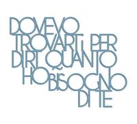 Scritta in Legno Dovevo Trovarti - Citazione d'Amore, Idea Regalo Scritta Decorativa Fatta a Mano Arredo Decorazione