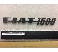 Scritta Logo Fregio Sigla Stemma Zama Cromata Fiat 1500