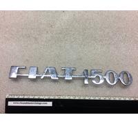 Scritta Logo Fregio Sigla Stemma Zama Cromata Fiat 1500