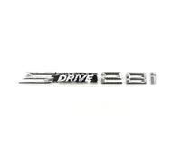 Scritta logo targhetta fregio BMW S DRIVE 28 i serie 1 2 3 X3 X5 SDRIVE 28 i