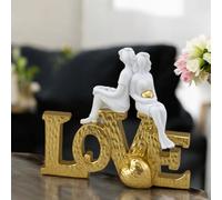 SCRITTA LOVE ORO BOMBONIERE 50 ANNIVERSARIO Regali San Valentino