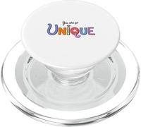 Scritta multicolore "You Are So Unique PopSockets PopGrip per MagSafe