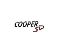 Scritta Originale Mini Piano Nero Dietro Cooper SD - 51142465244