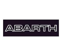 Scritta per Griglia anteriore Lettere per calandra Compatibile con Abarth 500 e Punto decorazione stile originale logo per griglia anteriore Fiat punto evo Fiat 595 Personalizzazione Calandra (Bianco)