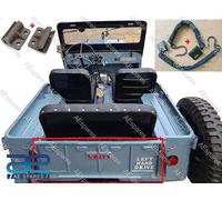 Scritta Portellone CJ2A CJ3A CJ3B CJ5 CJ6 Con Cerniere E Catena Per Jeep Willys