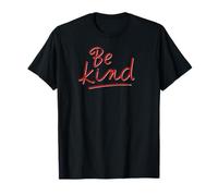 Scritta Rossa Minimalista diffondere gentilezza Be Kind Maglietta