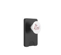 Scritta rossa minimalista diffondere gentilezza Be Kind PopSockets PopWallet per MagSafe