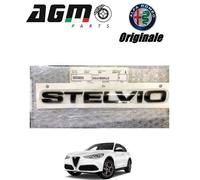 Scritta sigla modello stelvio b-tech nero posteriore originale alfa 50556833