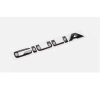 SCRITTA STEMMA ALFA ROMEO GIULIA NERO LUCIDO ORIGINALE POSTERIORE logo SIGLA 505