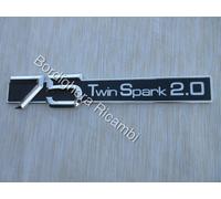 SCRITTA STEMMA SIGLA LOGO BADGE SCRIPT ALFA ROMEO 75 2.0 TWIN SPARK T-SPARK NEW