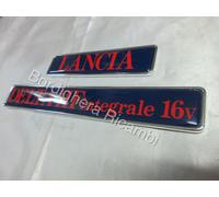 SCRITTA STEMMA SIGLA LOGO TARGHETTA BADGE EMBLEM LANCIA DELTA HF INTEGRALE 16V