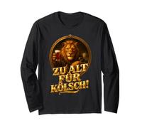 Scritta ZU Alt für KÖLSCH! Leone e Capra Maglia a Manica