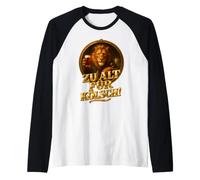 Scritta ZU Alt für KÖLSCH! Leone e Capra Maglia con Maniche Raglan