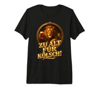 Scritta ZU Alt für KÖLSCH! Leone e Capra Maglietta Premium