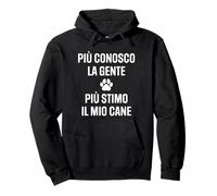 Scritte Divertenti Cani Regalo Uomo Donna Stimo Il Mio Cane Felpa con Cappuccio