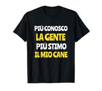 Scritte Divertenti Cani Regalo Uomo Donna Stimo Il Mio Cane Maglietta