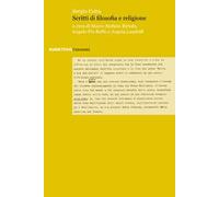 Scritti di filosofia e religione