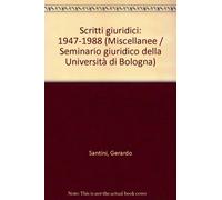 Scritti giuridici (1947-1988)