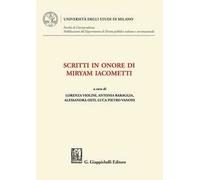 Scritti in onore di Miryam Iacometti