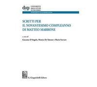 Scritti per il novantesimo compleanno di Matteo Marrone