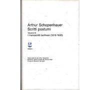 Arthur Schopenhauer – Scritti postumi. Vol. 3: I manoscritti berlinesi (1818-1830)