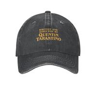 Scritto E Diretto da Tarantino Film Django Kill The Bill Berretto da Baseball Lavato Copricapo attività Regolabile Fit Cappelli Berretto Cotone, per Tutte Le Stagioni