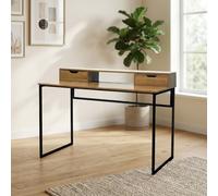 Scrittoio Industriale 120x60x95 cm colore Nero DecHome