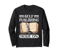 Scrittore Arte Per Uomini Donne Romanzo Scrittura Poeta Pubblicato Autore Maglia a Manica