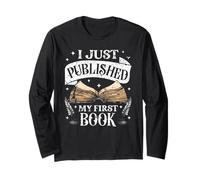 Scrittore Arte Per Uomini Donne Romanzo Scrittura Poeta Pubblicato Autore Maglia a Manica
