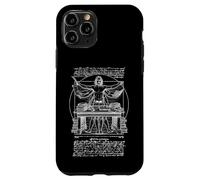 Scrittore Autore Romanziere Vitruviano Uomo Leonardo Da Vinci Libro Custodia per iPhone 11 Pro